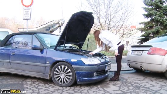 Расплатилась пиздой и отсосом за ремонт машины