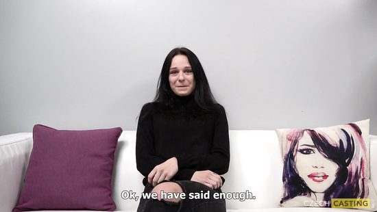 Чешская неженка в соло довела себя до оргазма на кастинге