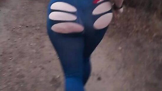 Big Ass Girl Jogging