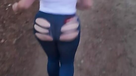 Big Ass Girl Jogging