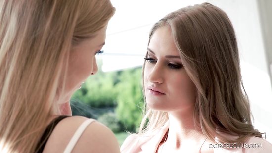 Начальник отдела после работы отпердолил двух секретарш лесбиянок