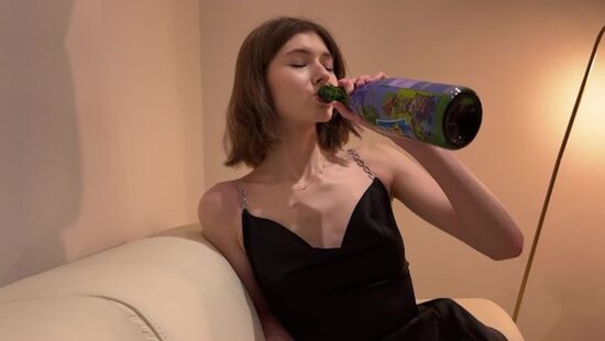 Одна бутылочка шампанского и погнали