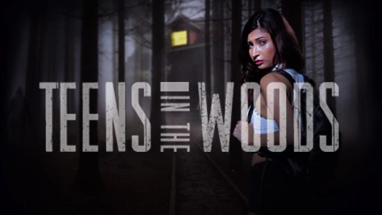 Волосатый развратник в лесной избушке жёстко трахнул двух подруг